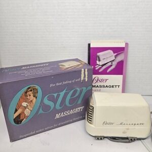 VTG MCM Oster Hand Held‎ Vibrating Massager 237-02 Body Massagett USA Made